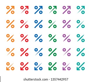 different percent symbols set