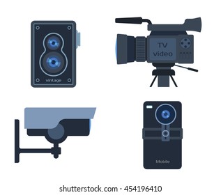 Different photo and video cameras