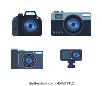 Different photo and video cameras