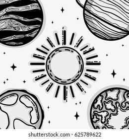 different planets around the sun in the galaxy