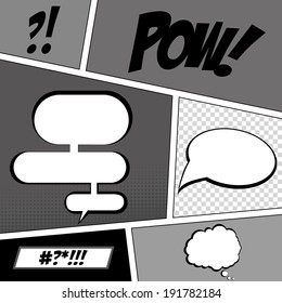 different pop art objects making a special background