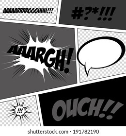 different pop art objects making a special background