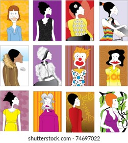 Different portraits