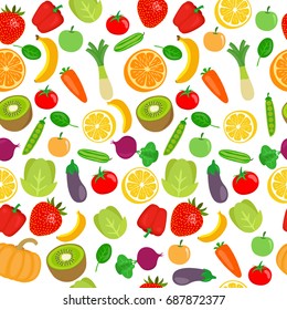 Different professions seamless colorful pattern on white background