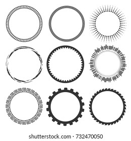 Different round frames