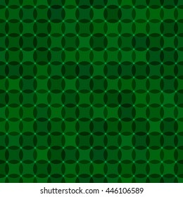 Different shades of green circles geometric seamless pattern . Fashion graphic design. Modern stylish abstract texture. Template for prints, textile and decoration, wallpaper. Vector illustration.