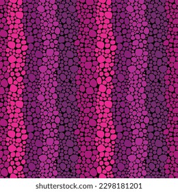different shades of purple pebbles seamless pattern