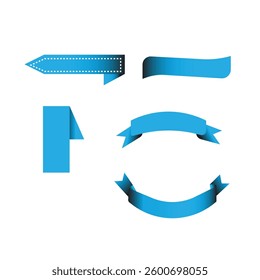 different shape ribbon design  .