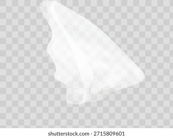 Diferentes cortinas de Formas sobre fondo transparente. Ilustración de Vector. Cortina de tela con pliegue aislado sobre fondo transparente. Tela de seda colgante para ventana.