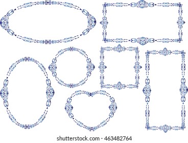Different shapes frame design