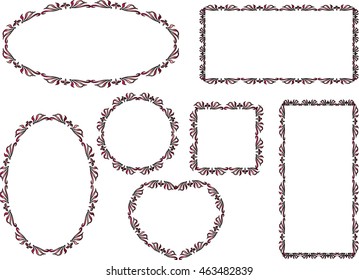 Different shapes frame design