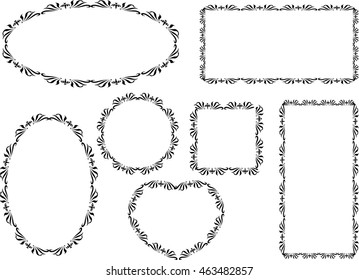 Different shapes frame design