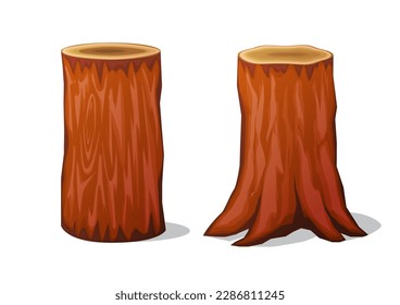 Diferentes formas de ilustración de trozos