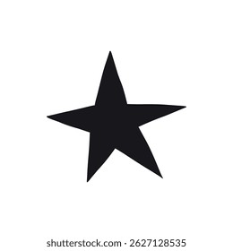 Different shooting stars, heart, circle amd sun with beautiful tails original artwork. Hand drawn star for your design illustration