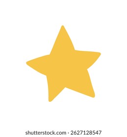 Different shooting stars, heart, circle amd sun with beautiful tails original artwork. Hand drawn star for your design illustration