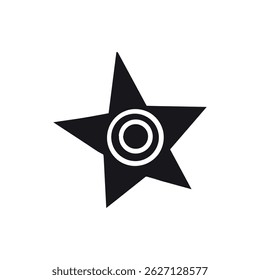 Different shooting stars, heart, circle amd sun with beautiful tails original artwork. Hand drawn star for your design illustration