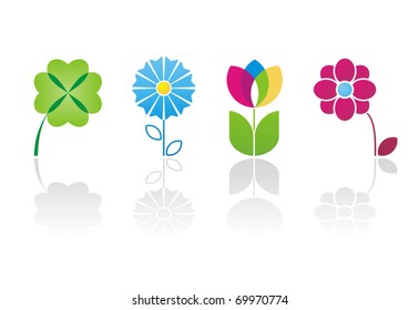 different signs in the form of plant