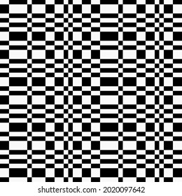 Different size of rectangles and squares ornament. Vector checker pattern.