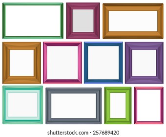 Different sizes for photo frames