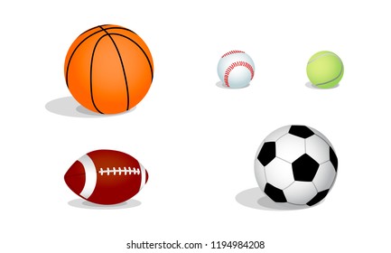 Different sport Balls
