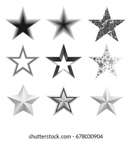 Different star icons