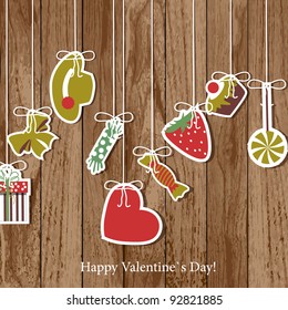 Different symbols of Valentine's Day