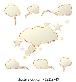 different tags isolated on white, illustration