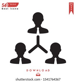 different 
teamwork-in-the-office icon isolated on white background. Best modern. Graphic design, mobile application, beauty, user interface. Editable stroke. EPS10 format vector illustration