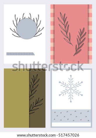 Different templates for invitations and greetings. design save the date cards. vector illustration.
