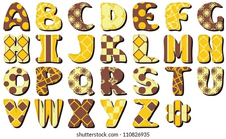 33,704 Scrapbook alphabet Images, Stock Photos & Vectors | Shutterstock