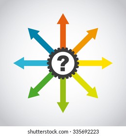 different thoughts design, vector illustration eps10 graphic 