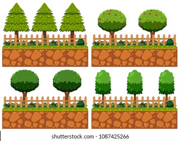 Different Tree in the Garden Element illustration