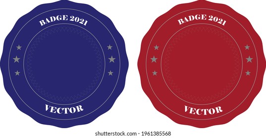Different type of badges vector files 