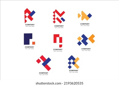 different type of logos for all purpose use. vector illustration