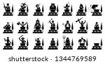 Different type of politician, president, prime minister, or ruler of a country giving speech. Artwork depicts the many kind of faces, characters, and personalities of a politician in the government.