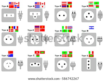 Electrical adapter for france