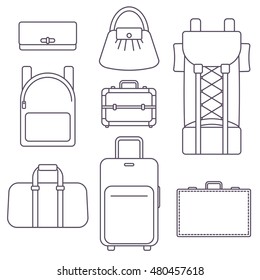 42,501 Suitcase outline Images, Stock Photos & Vectors | Shutterstock