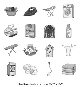 Different types of coffee. Different types of coffee. set collection icons in monochrome style vector symbol stock illustration web.