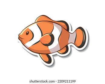 Different types of fish in different colors, easy to modify