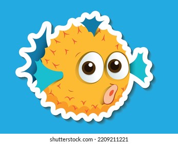 Different types of fish in different colors, easy to modify