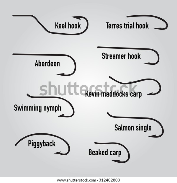 different hooks for fishing