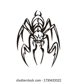 Different types of insect cartoon icons in the collection are set for the design. Illustration of arthropod web insect vector symbol isometric. for stickers, tattoos