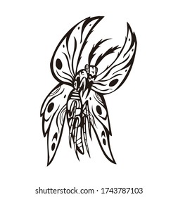 Different types of insect cartoon icons in the collection are set for the design. Illustration of arthropod web insect vector symbol isometric. for stickers, tattoos