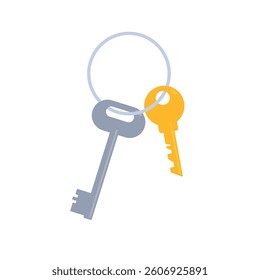 different types of keys.  Buy or sell building icon or print. Mortgage loan. Housing for rent. Template for sale, rent home. rent house, concept.