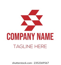 Different types of letter and line art logo