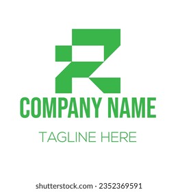 Different types of letter and line art logo