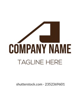 Different types of letter and line art logo