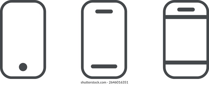 Different types of mobile models ideal for representing telephone technology and its different models