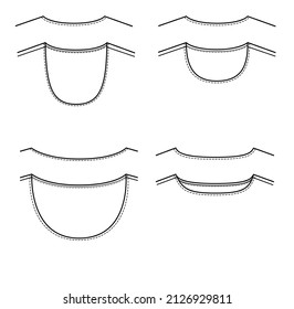 356 Types neckline Images, Stock Photos & Vectors | Shutterstock