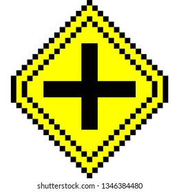 Different types of road signs cartoon,flat icons in set collection for design.